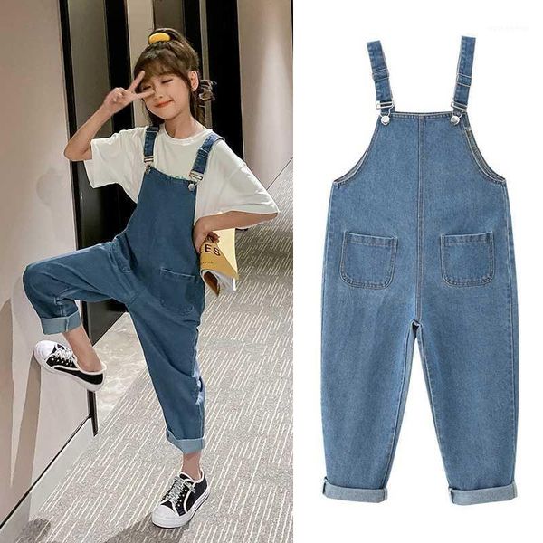 jumpsuits jxysy girl's denim trousers children's jeans ripped rompers fashion loose student pants autumn style 4-9 years old1, Blue
jumpsuits jxysy girl's denim trousers children's jeans ripped rompers fashion loose student pants autumn style 4-9 years old1, Blue