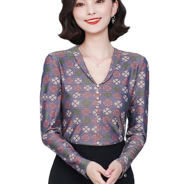 elegant print lace blouse women shirts long sleeve v-neck korean fashion shirt women blouses plus size blusa mujer, White
elegant print lace blouse women shirts long sleeve v-neck korean fashion shirt women blouses plus size blusa mujer, White