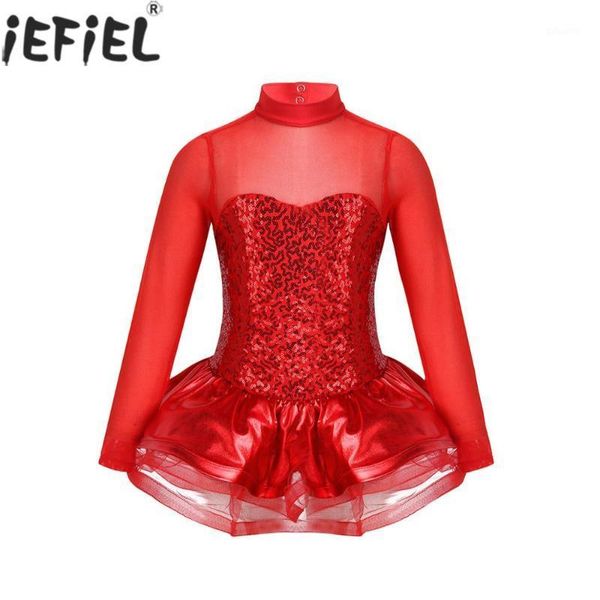 figure ice skating dress kids girls sequins long sleeves tulle splice roller skating ballet dance costume gymnastics leotard1, Black;red
figure ice skating dress kids girls sequins long sleeves tulle splice roller skating ballet dance costume gymnastics leotard1, Black;red