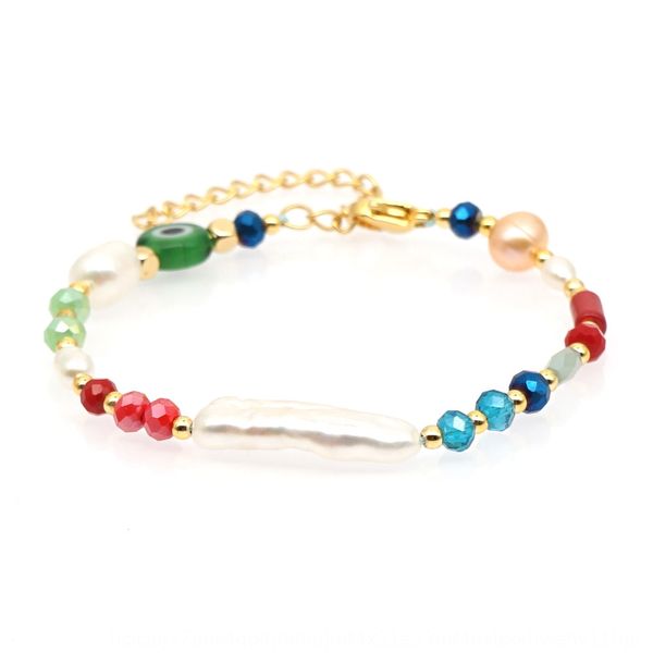 ins color crystal bracelet pearlnational pearl evil eye national style pearls natural freshwater baroque pearl bracelet jewelry pt3rr, Golden;silver
ins color crystal bracelet pearlnational pearl evil eye national style pearls natural freshwater baroque pearl bracelet jewelry pt3rr, Golden;silver