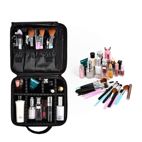 cosmetic bags & cases travel makeup case artist storage bag make up tool boxes brushes with compartments waterproof detachable vanity organi
cosmetic bags & cases travel makeup case artist storage bag make up tool boxes brushes with compartments waterproof detachable vanity organi