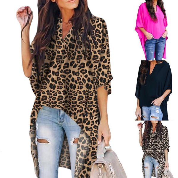 fashion casual women irregular v-neck blouse half flare sleeve loose shirt casual and loose blouse easy to match, White
fashion casual women irregular v-neck blouse half flare sleeve loose shirt casual and loose blouse easy to match, White