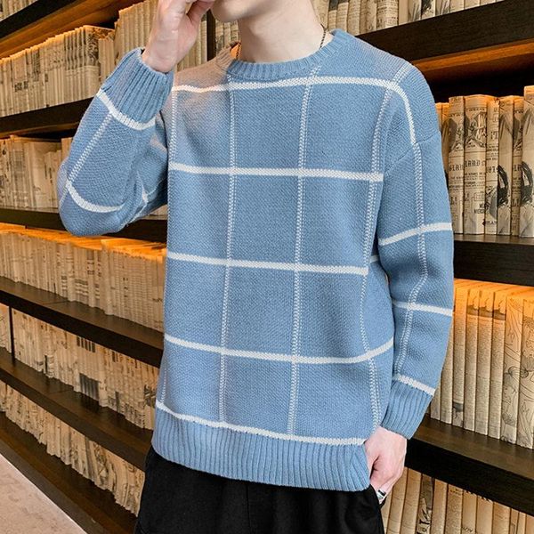men's sweaters sweater autumn and winter round neck youth korean loose plaid thread clothing trend knitted bottoming shirt, White;black
men's sweaters sweater autumn and winter round neck youth korean loose plaid thread clothing trend knitted bottoming shirt, White;black