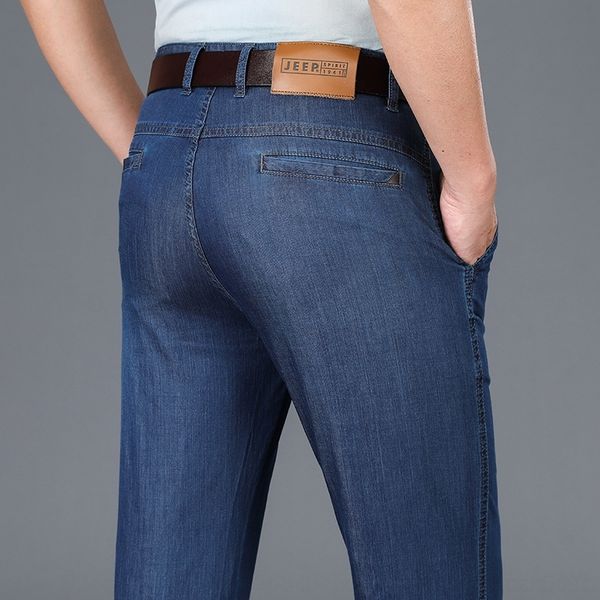 1bzrb jp men's tencel summer ice jeans trousers and jeans middle-aged ultra-thin straight loose casual and silk men's pants stretc, Blue
1bzrb jp men's tencel summer ice jeans trousers and jeans middle-aged ultra-thin straight loose casual and silk men's pants stretc, Blue