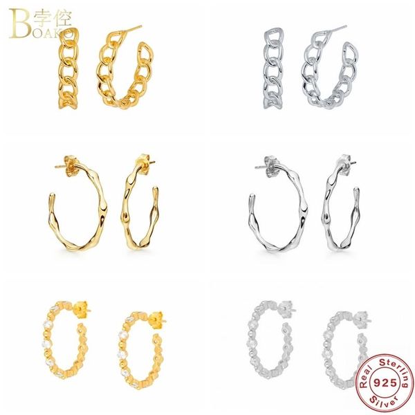 stud boako s925 sterling silver earrings for women trendy geometric simple hollowed-out irregular chain earring fine jewelry, Golden;silver
stud boako s925 sterling silver earrings for women trendy geometric simple hollowed-out irregular chain earring fine jewelry, Golden;silver