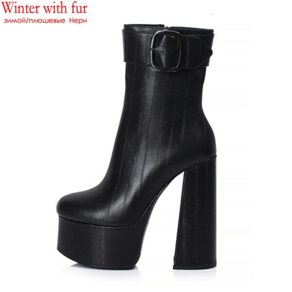 new 2021 fashion extreme high heels boots ladies genuine shoes women's buckles bz6h, Black
new 2021 fashion extreme high heels boots ladies genuine shoes women's buckles bz6h, Black