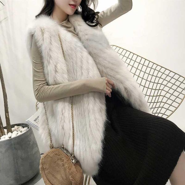 women artificial long fur vest 2020 new autumn winter loose fur vest imitation jacket female fluffy plush coat1, Black
women artificial long fur vest 2020 new autumn winter loose fur vest imitation jacket female fluffy plush coat1, Black