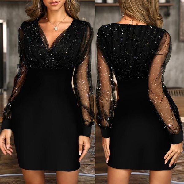 wonen womens dress sequins summer female black retro elegant party culb vestidos mujer roupas feminina sw, Black;gray
wonen womens dress sequins summer female black retro elegant party culb vestidos mujer roupas feminina sw, Black;gray