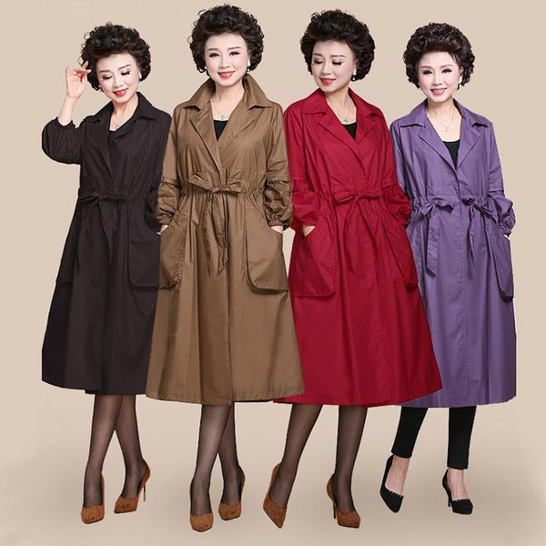 middle-aged and old women windbreaker plus size trench coat for spring and autumn cardigan pure color loose long dust, Tan;black
middle-aged and old women windbreaker plus size trench coat for spring and autumn cardigan pure color loose long dust, Tan;black