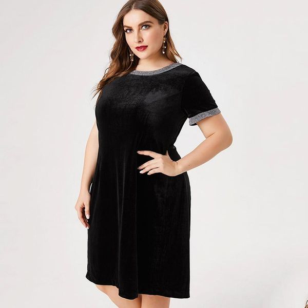 2020 spring plus size velvet dresses woman party night ladies black vintage elegant dresses, White;black
2020 spring plus size velvet dresses woman party night ladies black vintage elegant dresses, White;black
