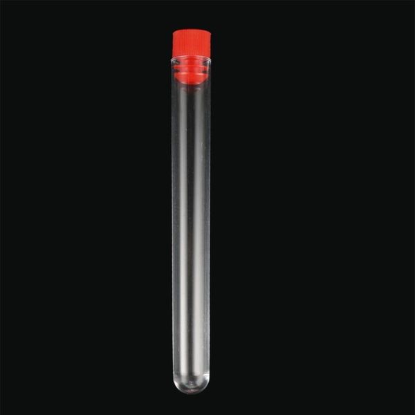 5 pcs disposable 12*100mm hard plastic transparent test tubes with cap 6ml round bottom test tube laboratory qylzrc 
5 pcs disposable 12*100mm hard plastic transparent test tubes with cap 6ml round bottom test tube laboratory qylzrc
