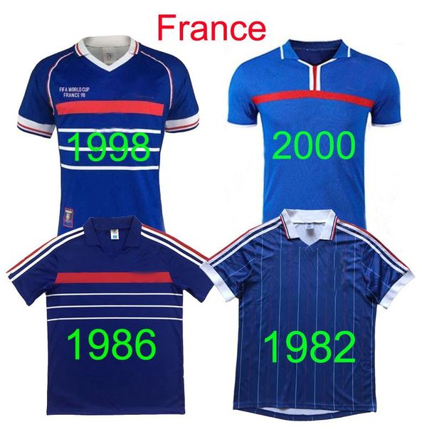 1998 world cup france retro jersey zidane deschamps blanc thuram vintage jersey 1982 84 86 2000 henry trezeguet classic men shirts soccer je, White;black
1998 world cup france retro jersey zidane deschamps blanc thuram vintage jersey 1982 84 86 2000 henry trezeguet classic men shirts soccer je, White;black