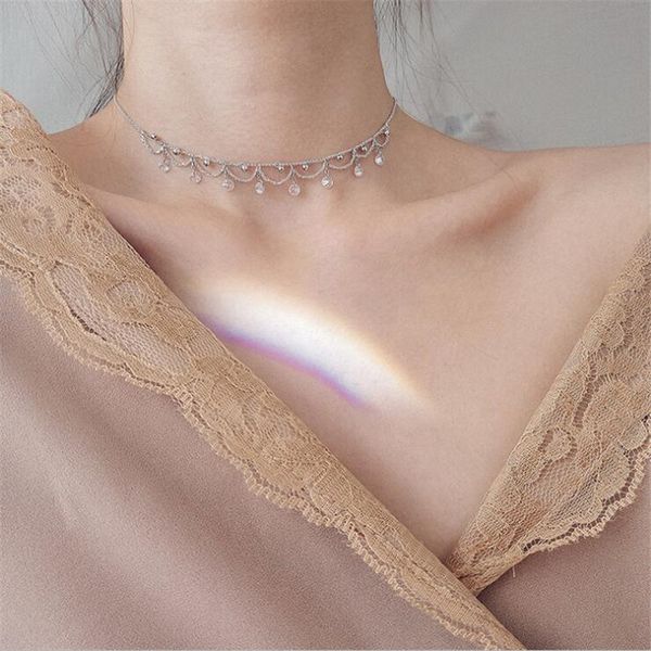 new collar temperament beautiful 925 sterling silver jewelry personality clavicle chain wild hipster crystal necklaces h548
new collar temperament beautiful 925 sterling silver jewelry personality clavicle chain wild hipster crystal necklaces h548
