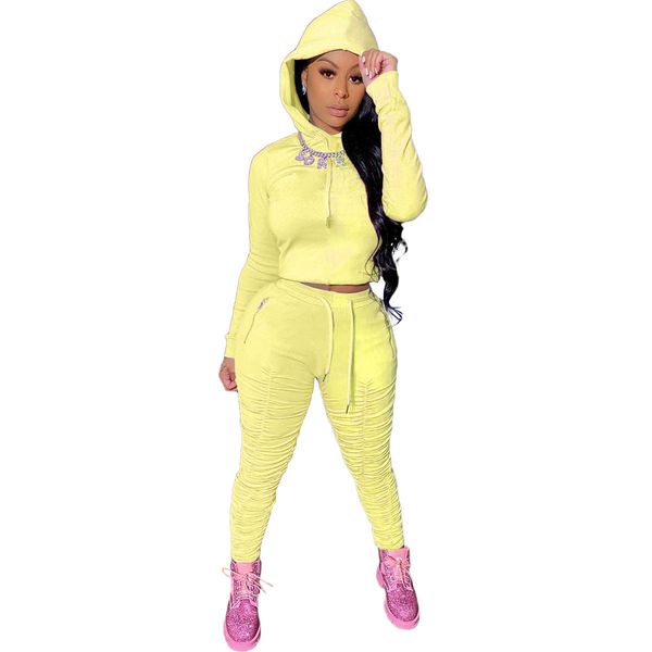 l181 sweater fabric european and american womens clothing wholesale leisure sports pleated pants hooded sweater two-piece set, Black;white
l181 sweater fabric european and american womens clothing wholesale leisure sports pleated pants hooded sweater two-piece set, Black;white