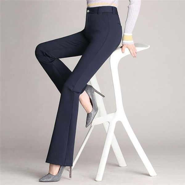 women's plus size pants casual loose ladies trousers office lady formal solid color pants fashon slim flared high waist trousers, Black;white
women's plus size pants casual loose ladies trousers office lady formal solid color pants fashon slim flared high waist trousers, Black;white