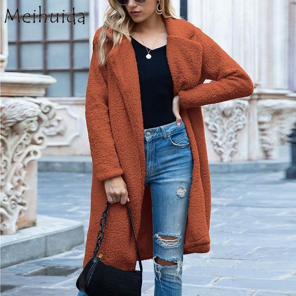 winter warm women coat midi plush faux fur long sleeve lapel coat jacket fashion outerwear clothes for female ladies 2020 new1, Black
winter warm women coat midi plush faux fur long sleeve lapel coat jacket fashion outerwear clothes for female ladies 2020 new1, Black
