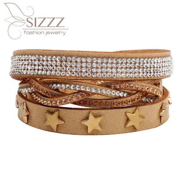 charm bracelets 2021 european and american explosions long velvet multi-layer winding bracelet&bangles for women, Golden;silver
charm bracelets 2021 european and american explosions long velvet multi-layer winding bracelet&bangles for women, Golden;silver