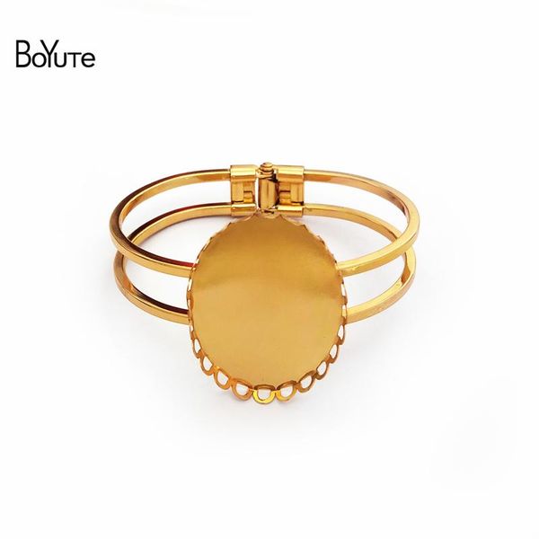 boyute 5 pieces oval 30*40mm cabochon base bangles 6 colors plated diy blanks, Black
boyute 5 pieces oval 30*40mm cabochon base bangles 6 colors plated diy blanks, Black