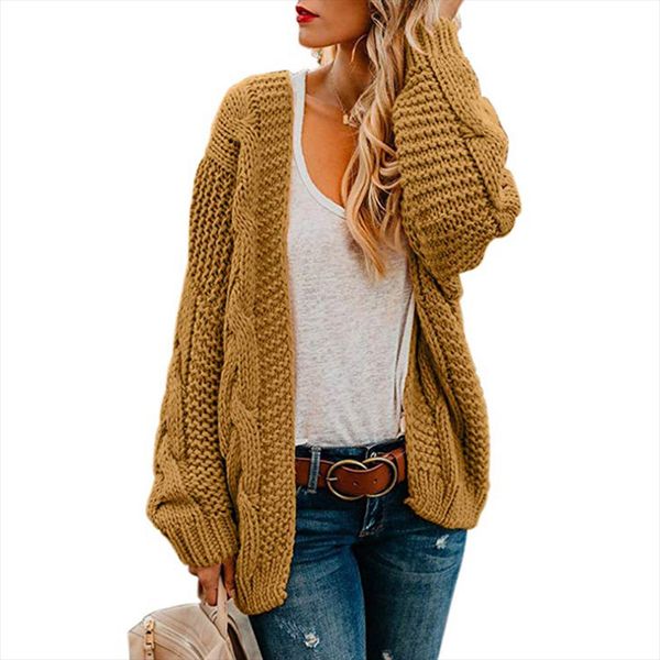 new 2020 open front cardigan sweaters winter women sweater knitted long sleeve knitwear girl casual outerwear femme, White;black
new 2020 open front cardigan sweaters winter women sweater knitted long sleeve knitwear girl casual outerwear femme, White;black