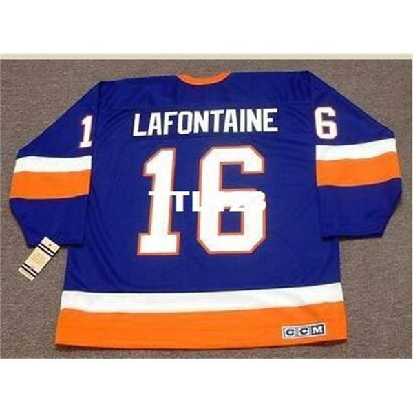 men #16 pat lafontaine new york islanders 1990 ccm vintage home hockey jersey or custom any name or number retro jersey, Black
men #16 pat lafontaine new york islanders 1990 ccm vintage home hockey jersey or custom any name or number retro jersey, Black