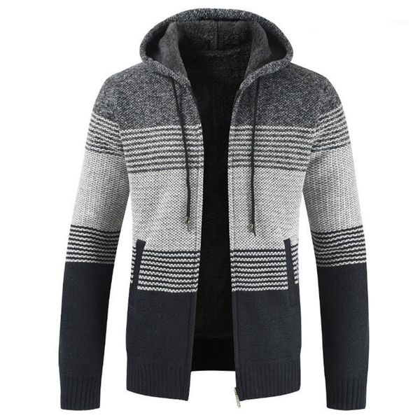 plus velvet thick mens sweater knitted coat hooded patchwork autumn spring casual long sleeve coat men clothing sweater male1, White;black
plus velvet thick mens sweater knitted coat hooded patchwork autumn spring casual long sleeve coat men clothing sweater male1, White;black
