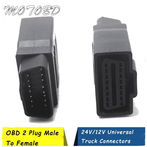 2pcs/lot 12v 24v obd 16 pin obdii 16pin plug male to female connector universal obd adapter for truck
2pcs/lot 12v 24v obd 16 pin obdii 16pin plug male to female connector universal obd adapter for truck