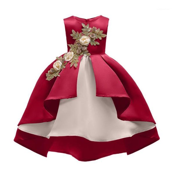 little girls wedding birthday party dress with pearl necklace children evening dresses red pink purple princess dress for girl1, Red;yellow
little girls wedding birthday party dress with pearl necklace children evening dresses red pink purple princess dress for girl1, Red;yellow