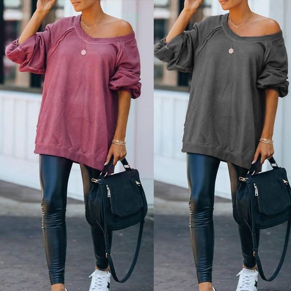 women autumn long sleeve crew neck sweatshirt hollow out criss cross backless tunic solid color oversized loose pullove, Black
women autumn long sleeve crew neck sweatshirt hollow out criss cross backless tunic solid color oversized loose pullove, Black