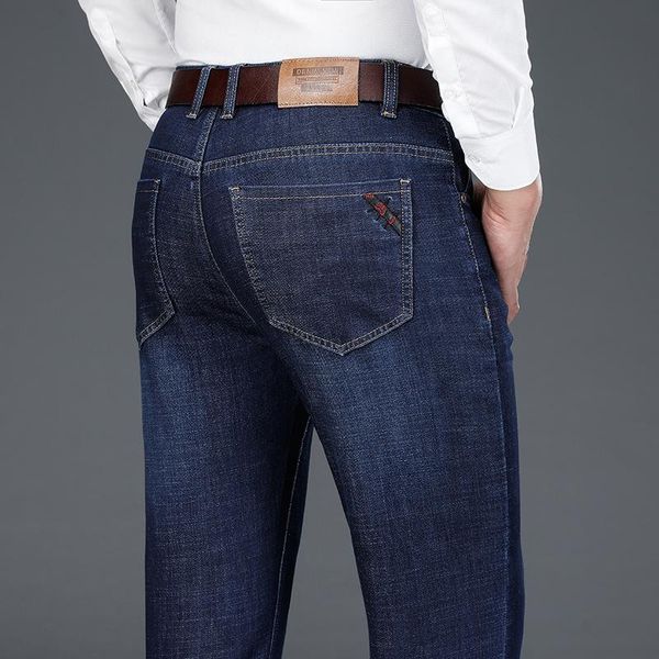 men's jeans 2021 autumn winter men mid loose straight midweight denim trousers business fashion casual pants,8118, Blue
men's jeans 2021 autumn winter men mid loose straight midweight denim trousers business fashion casual pants,8118, Blue