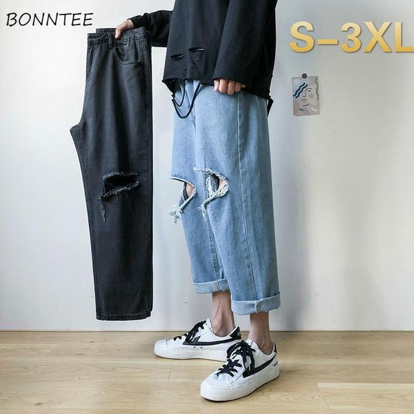 men's jeans men solid denim hole ankle length plus size 3xl washed vintage autumn retro ulzzang korean style casual harajuku straight, Blue
men's jeans men solid denim hole ankle length plus size 3xl washed vintage autumn retro ulzzang korean style casual harajuku straight, Blue