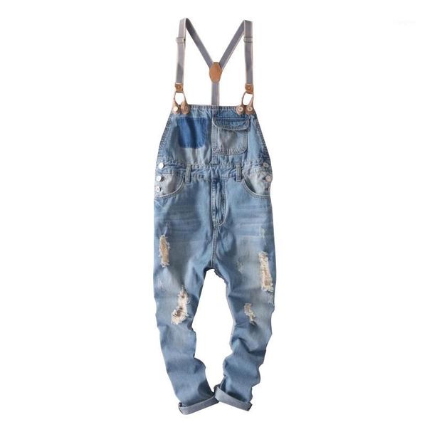 hip hop streetwear bib pants overall jean fashion men jean overalls ripped bib jeans for men male ripped denim jumpsuit1, Blue
hip hop streetwear bib pants overall jean fashion men jean overalls ripped bib jeans for men male ripped denim jumpsuit1, Blue