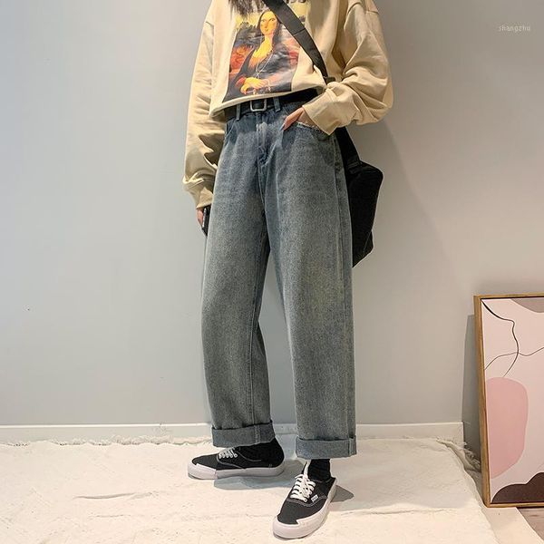 2019 autumn and winter new youth popular neutral couple straight pants fashion casual loose solid color jeans blue -2xl1
2019 autumn and winter new youth popular neutral couple straight pants fashion casual loose solid color jeans blue -2xl1