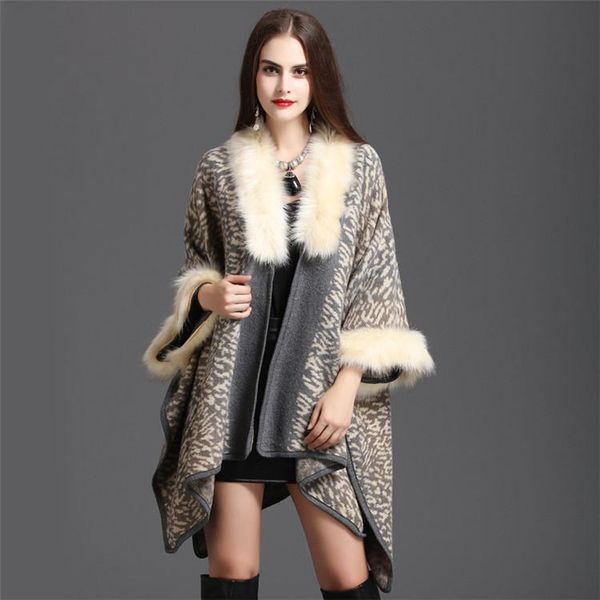 2020 ladies' cloak cloak fur collar design women's winter clothing jacket 3-color women's rex rabbit fur collar hooded knitte, White;black
2020 ladies' cloak cloak fur collar design women's winter clothing jacket 3-color women's rex rabbit fur collar hooded knitte, White;black