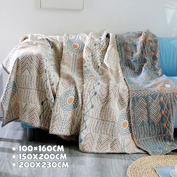 100% cotton muslin summer blanket bed sofa travel breathable chic bohemia large soft throw blanket para for home office
100% cotton muslin summer blanket bed sofa travel breathable chic bohemia large soft throw blanket para for home office