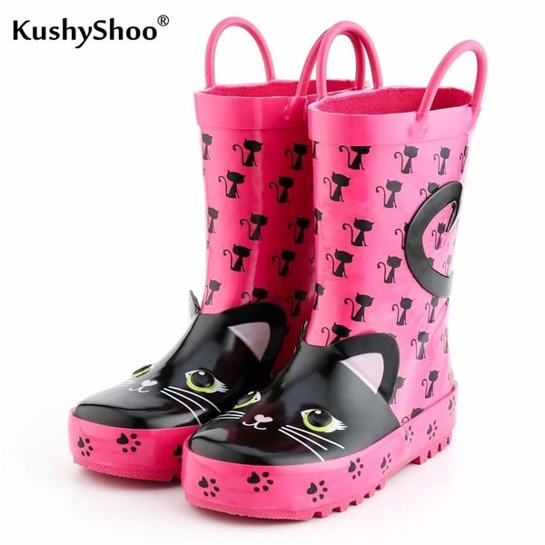 kushyshoo kids rain boots girl rubber boots with 3d pink cats patterns children lovely rainboots water shoes kalosze dla dzieci y200104, Black;grey
kushyshoo kids rain boots girl rubber boots with 3d pink cats patterns children lovely rainboots water shoes kalosze dla dzieci y200104, Black;grey