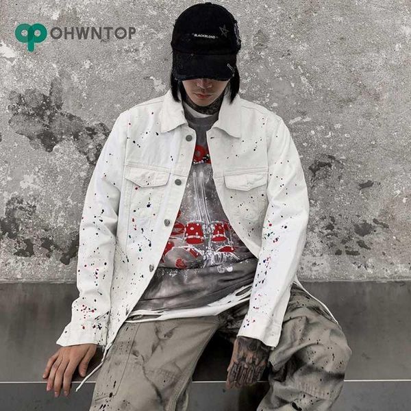new fashion colorful foil splash ink spot denim jackets coats men streetwear hip hip casual jean jacket harajuku coat male 20201, Black;brown
new fashion colorful foil splash ink spot denim jackets coats men streetwear hip hip casual jean jacket harajuku coat male 20201, Black;brown