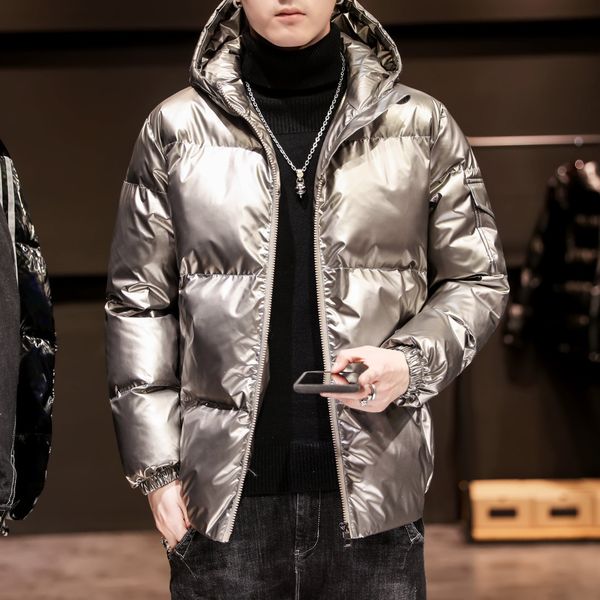 short light down jaet korean fashion new 2020 winter warm slim coat men's, Black
short light down jaet korean fashion new 2020 winter warm slim coat men's, Black