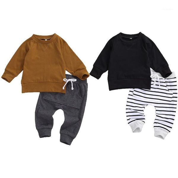 clothing sets 0-24m autumn baby boys clothes long sleeve pullover sweatshirt solid/striped pants trousers1, White
clothing sets 0-24m autumn baby boys clothes long sleeve pullover sweatshirt solid/striped pants trousers1, White
