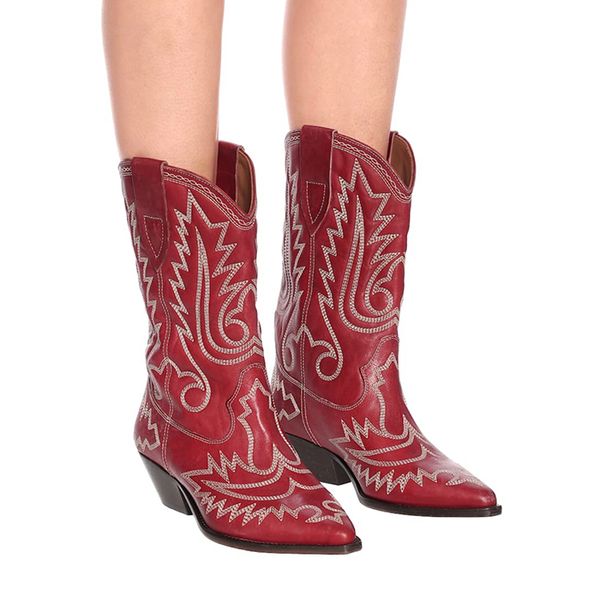 вышивка из натуральной кожи теленка mid boots женщин остроконечные toe коренастый середина пятки осени западный ковбой длинные пинетки женск, Black
вышивка из натуральной кожи теленка mid boots женщин остроконечные toe коренастый середина пятки осени западный ковбой длинные пинетки женск, Black