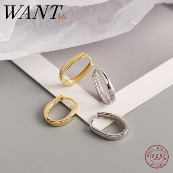 hoop & huggie wantme minimalist real 925 sterling silver geometric thick oval earrings for women punk hip hop fashion jewelry accessories, Golden;silver
hoop & huggie wantme minimalist real 925 sterling silver geometric thick oval earrings for women punk hip hop fashion jewelry accessories, Golden;silver