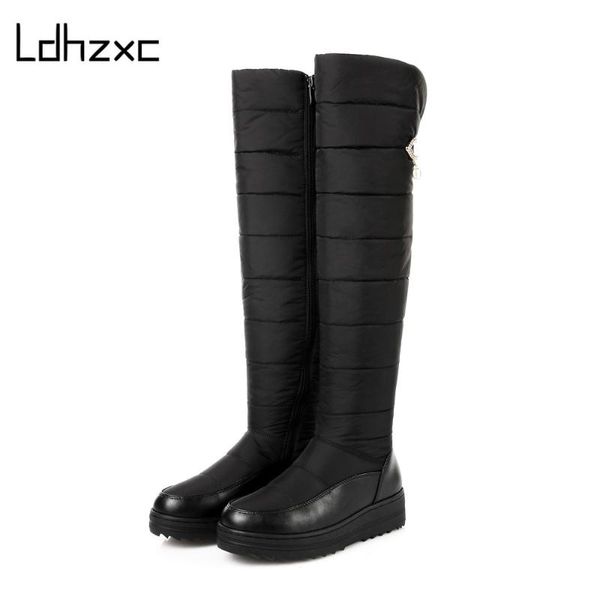 ldhzxc 2020 new down warm snow boots women platform thigh high boots ladies zipper winter shoes over the knee, Black
ldhzxc 2020 new down warm snow boots women platform thigh high boots ladies zipper winter shoes over the knee, Black