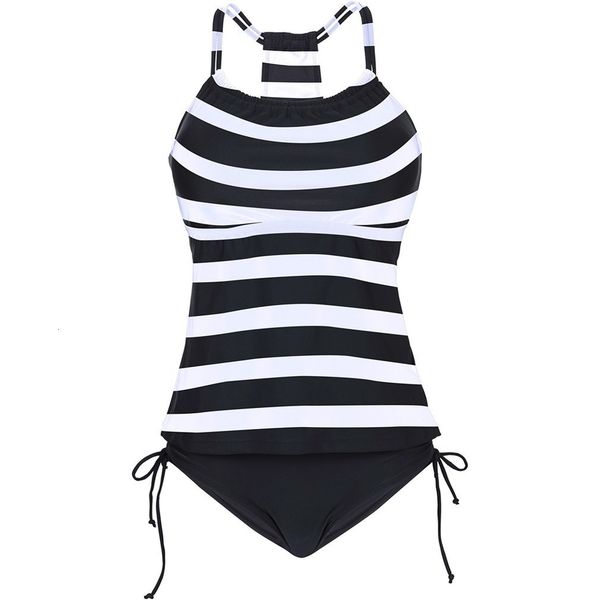 new women's striped print popular split swimsuit gather slim swimwear vacation beach bikini, White;black
new women's striped print popular split swimsuit gather slim swimwear vacation beach bikini, White;black