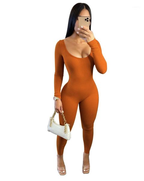 designer jumpsuits autumn winter ladies skinney rompers long sleeve crew neck fashion women clothes solid color womens, Black;white
designer jumpsuits autumn winter ladies skinney rompers long sleeve crew neck fashion women clothes solid color womens, Black;white
