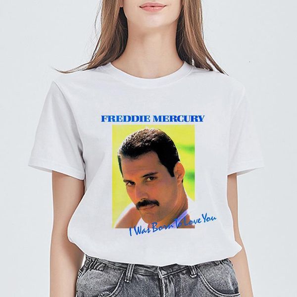 women t shirt summer short sleeve casual white t-shirts plus size cotton white tee freddie mercury printed punk
women t shirt summer short sleeve casual white t-shirts plus size cotton white tee freddie mercury printed punk