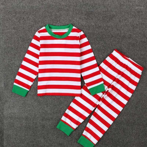 flofallzique striped girls casual home wear long sleeve and trousers for christmas pajama party1, White
flofallzique striped girls casual home wear long sleeve and trousers for christmas pajama party1, White