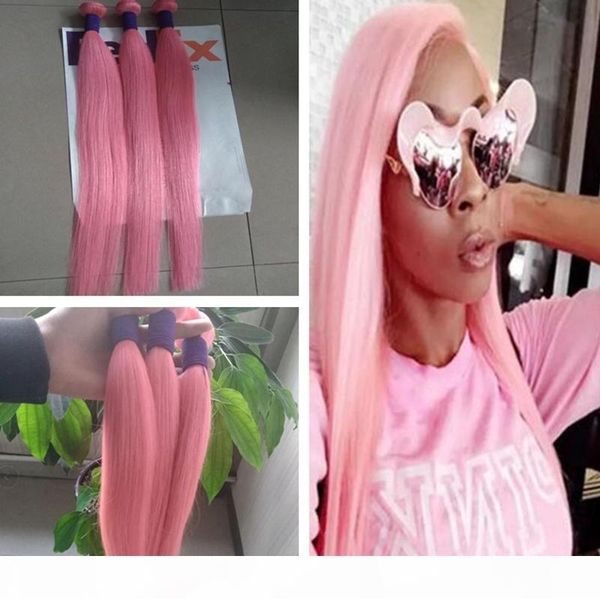 new sale pink colorful human hair weave extensions 3 pcs lot brazilian silky straight virgin remy hair weft 3 bundles, Black;brown
new sale pink colorful human hair weave extensions 3 pcs lot brazilian silky straight virgin remy hair weft 3 bundles, Black;brown