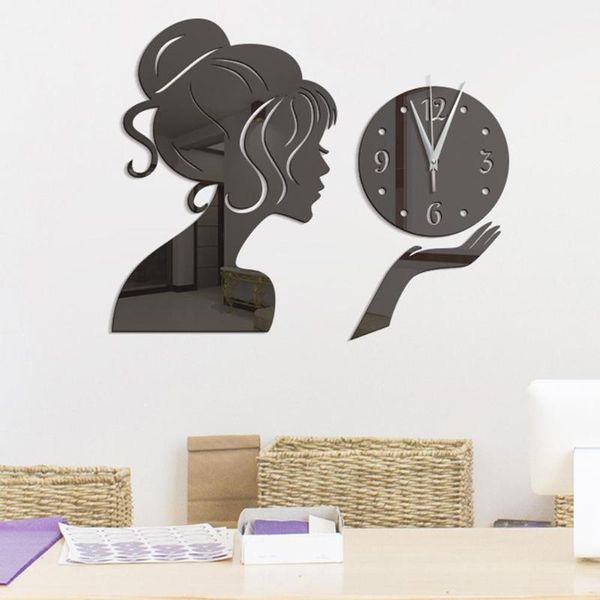 wall clock girl mirror sticker acrylic waterproof decal home living room decor clock1
wall clock girl mirror sticker acrylic waterproof decal home living room decor clock1