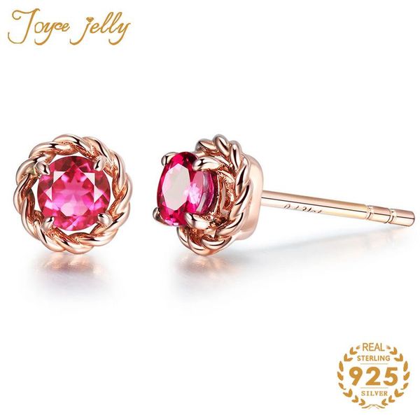stud joycejelly trendy earrings for women 925 sterling silver ruby sapphire emerald purple gemstone fashion jewelry wholesale, Golden;silver
stud joycejelly trendy earrings for women 925 sterling silver ruby sapphire emerald purple gemstone fashion jewelry wholesale, Golden;silver