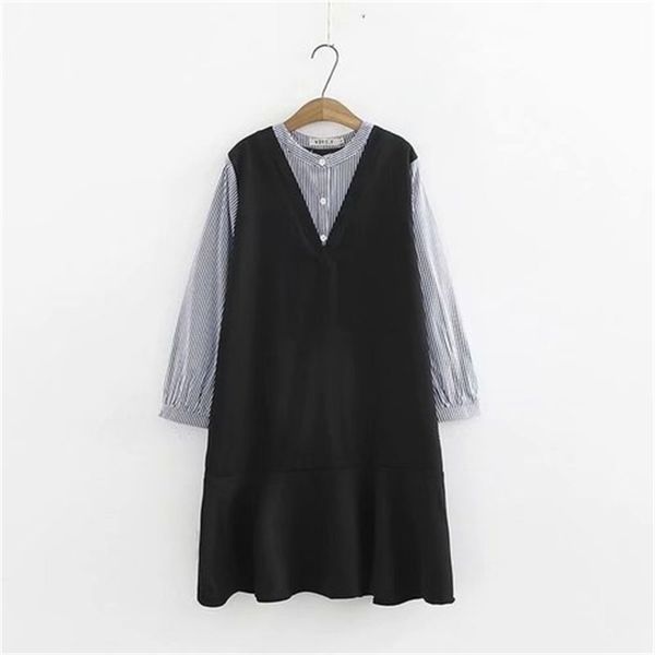 sleeve women's long dress of large casual size striped to shredded line muslim clothes tgpr, Black;gray
sleeve women's long dress of large casual size striped to shredded line muslim clothes tgpr, Black;gray
