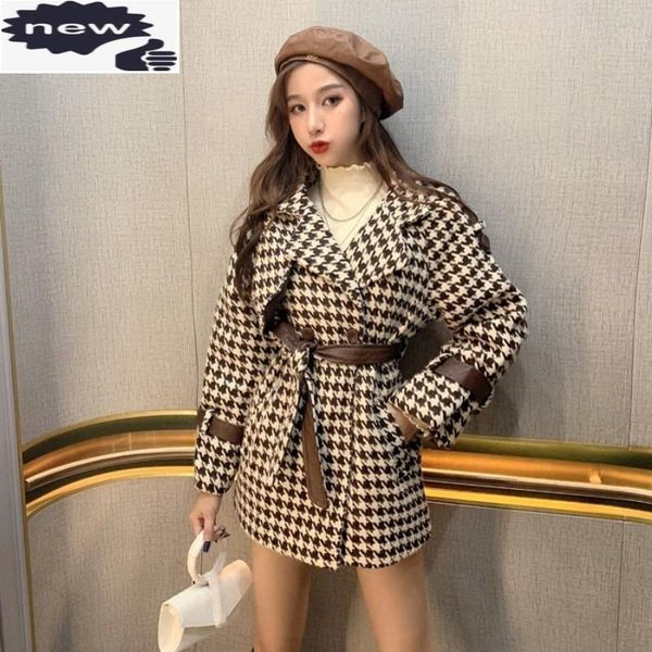 women's trench coats elegant wool women streetwear slim adjustable long sleeve outerwear autumn winter plaid high waist office lady coa, Tan;black
women's trench coats elegant wool women streetwear slim adjustable long sleeve outerwear autumn winter plaid high waist office lady coa, Tan;black